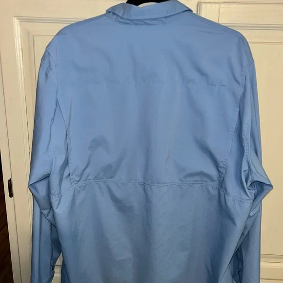 LL Bean 2 Shirt Men's XL Long Sleeve Performance Vented Fish Outdoors SPF - Picture 8 of 16